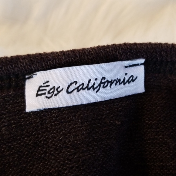 Egs by Elonges Brown Chiffon Hem Tunic - Picture 5 of 10